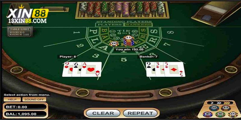 Luật chơi cần biết của game Baccarat Xin88