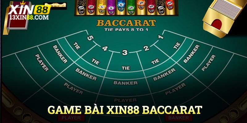 Baccarat thịnh hành tại Game bài Xin88