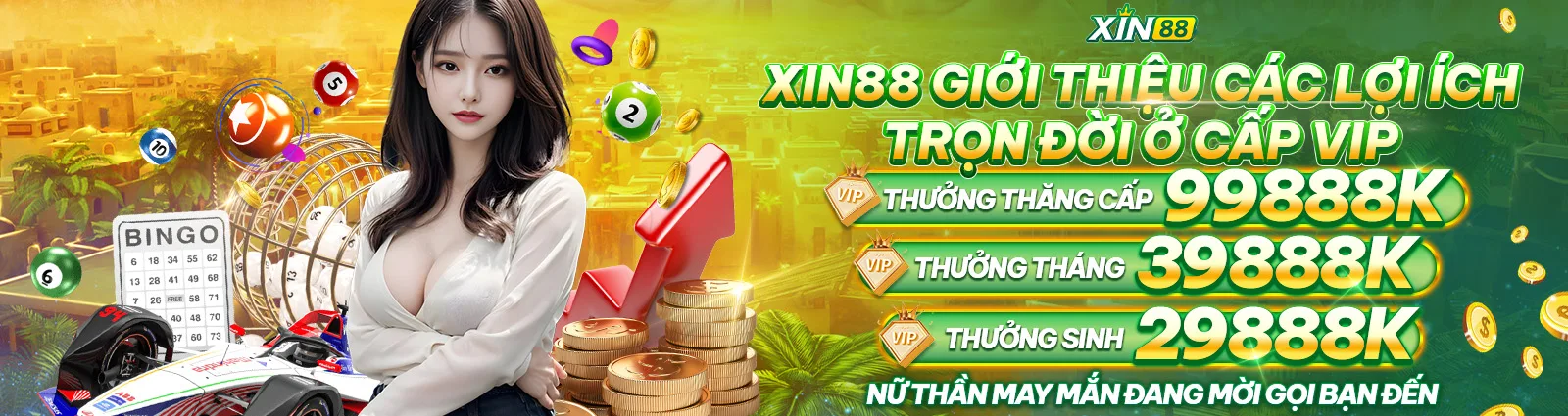 Xin88 Banner thưởng vip